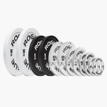 Rogue Weightlifting Plates - Bumpers, Metal, Competition | Rogue